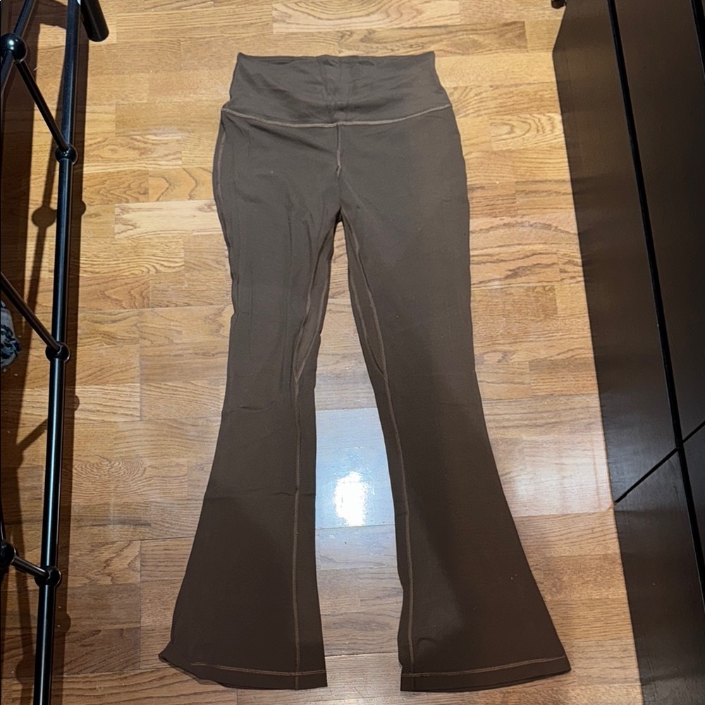 Lululemon Athletica Brown Flared Leggings
